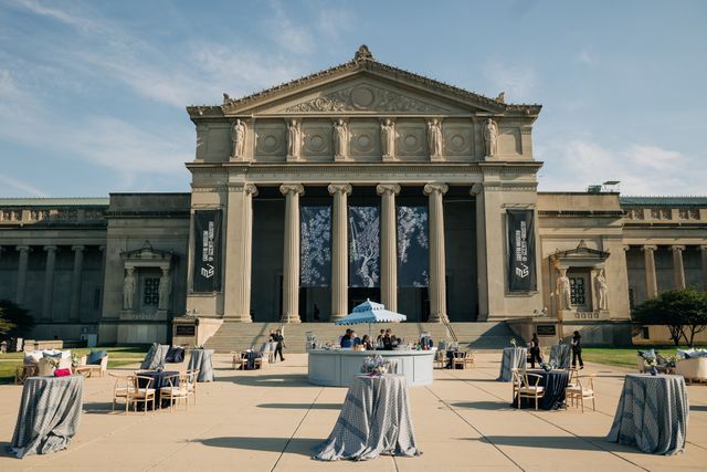 Featured photo from Celebrate This Vibrant Sangeet with Historic Museum Exhibits and a Dramatic Floral Installation in Chicago