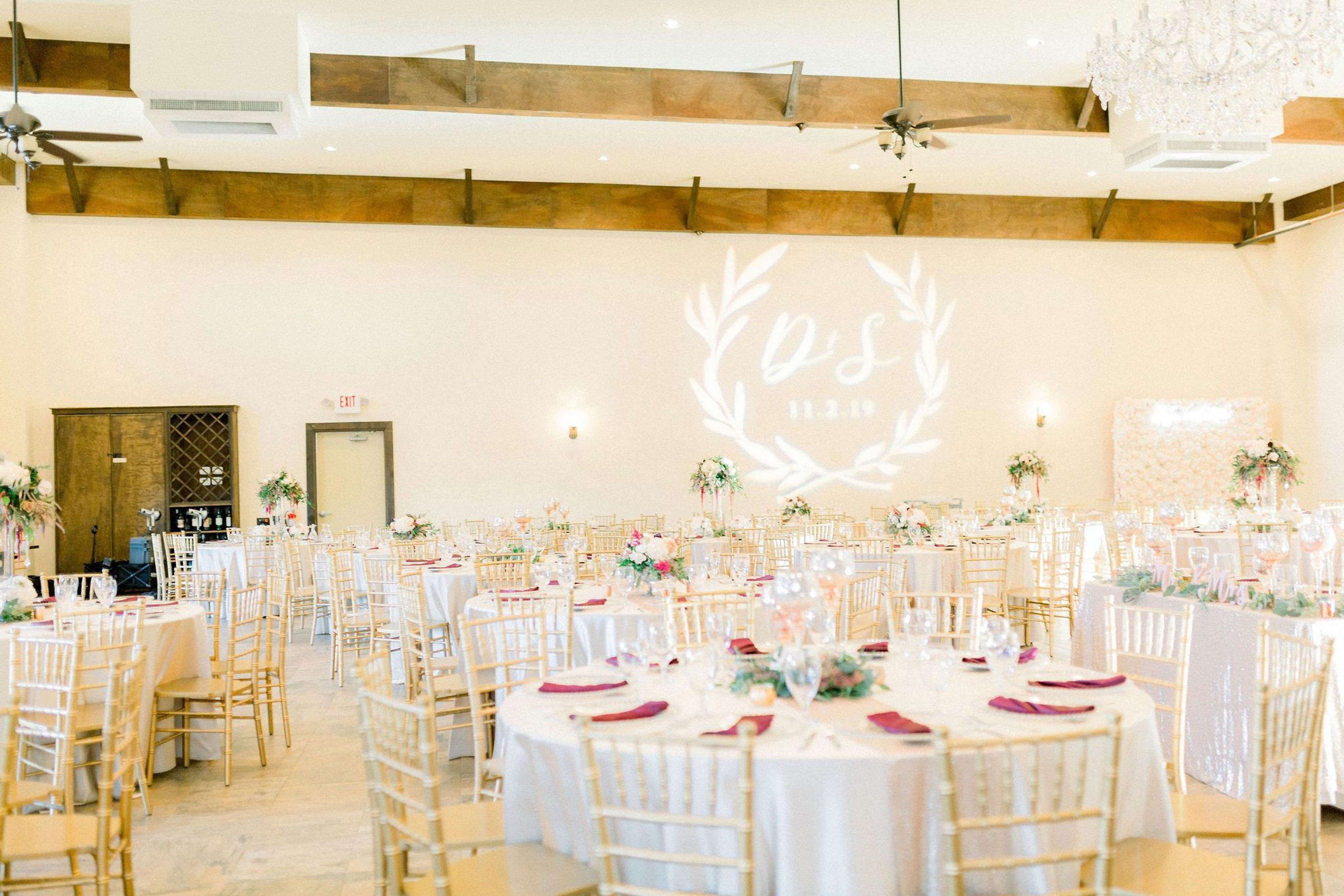 Indoor Reception Space, an event space at Tuscan Courtyard