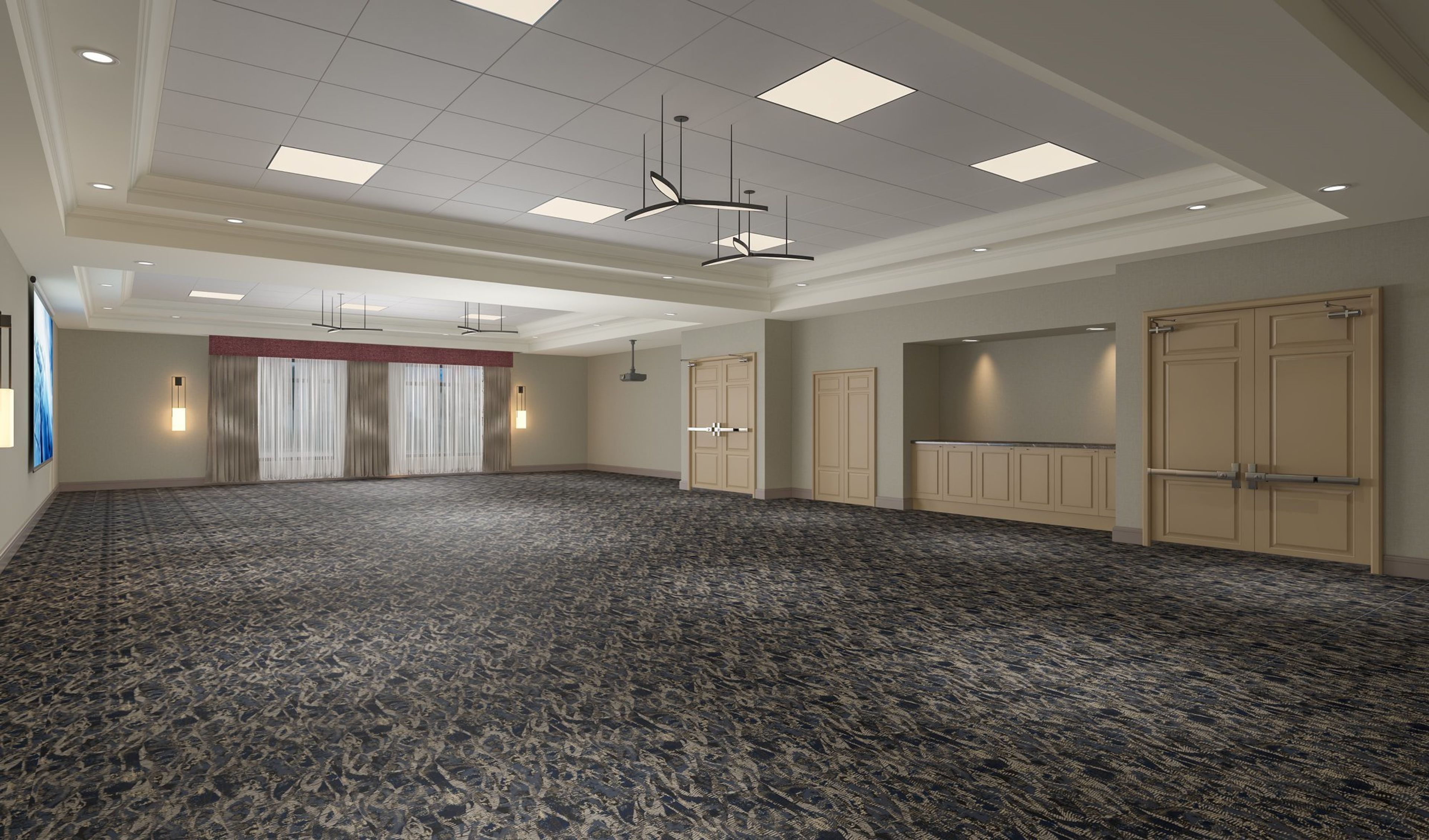 Ballroom, an event space at Hilton Garden Inn Houston Sugar Land