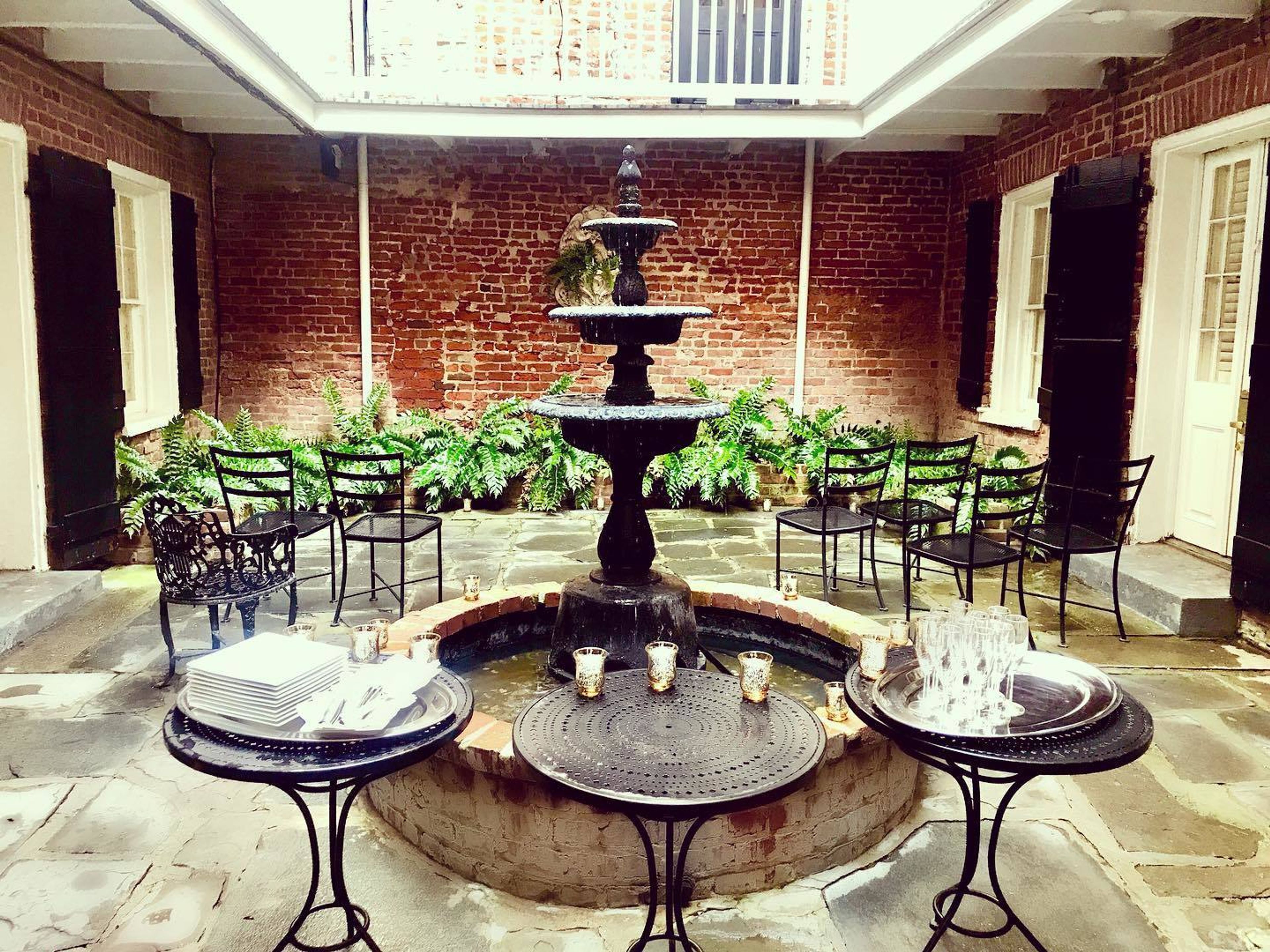 Courtyard, an event space at Hotel Royal