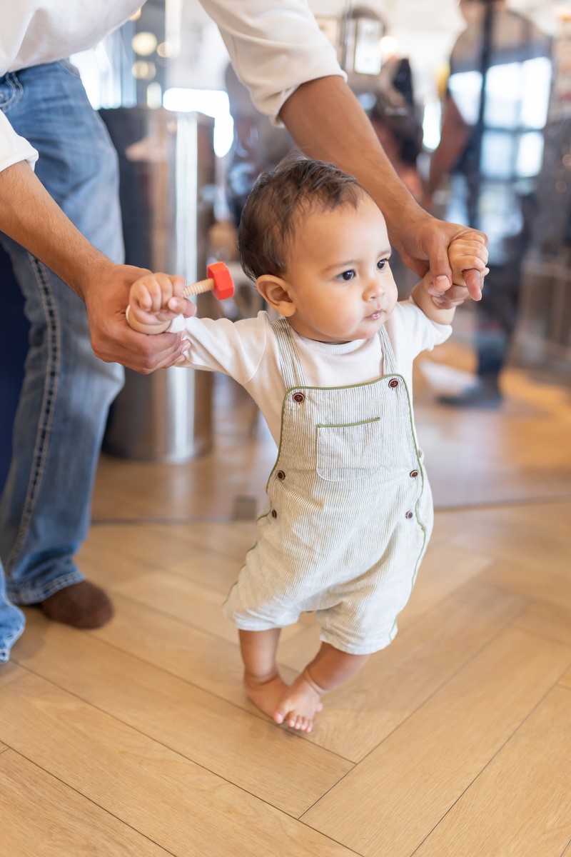 Baby taking first steps at TLPA