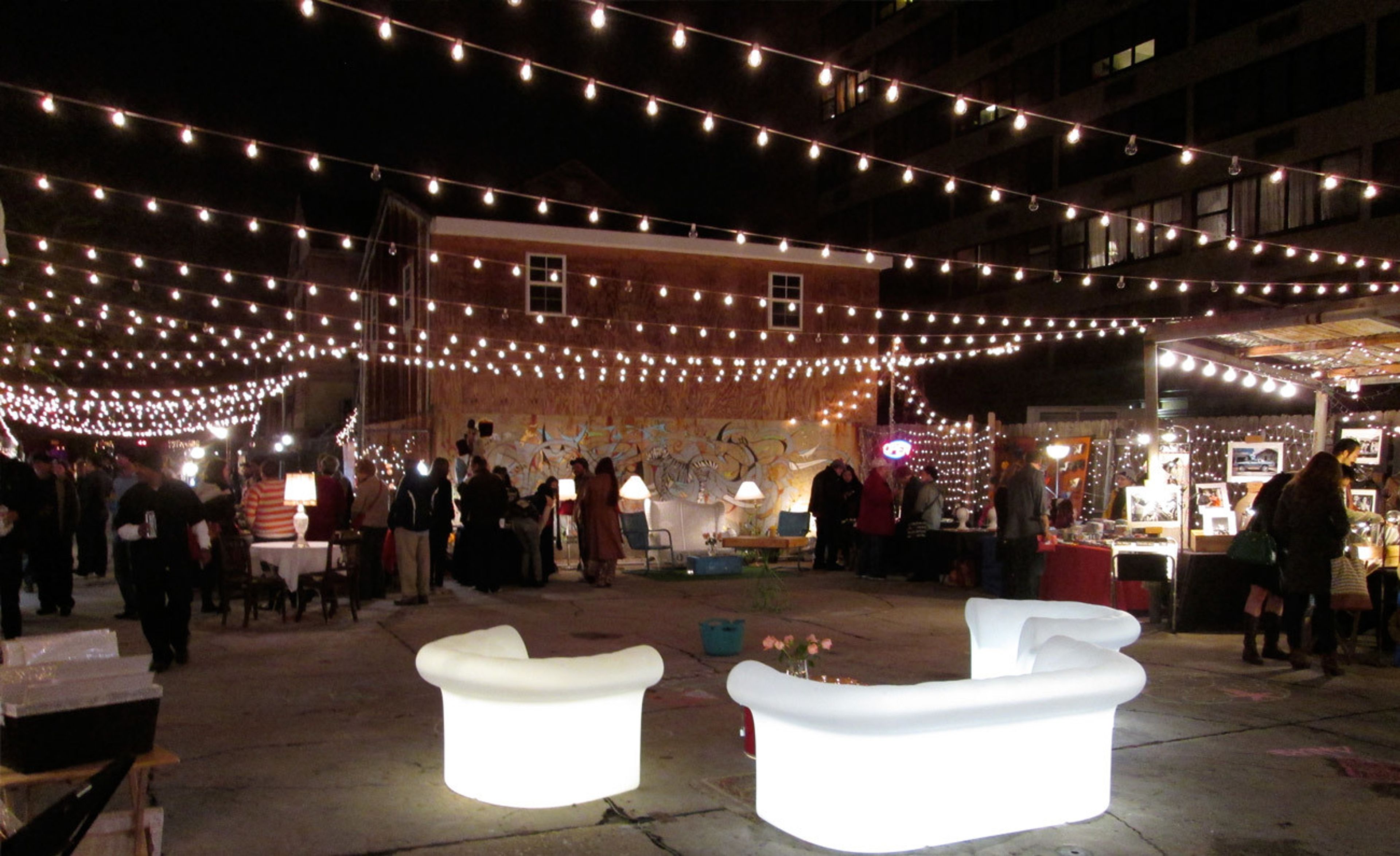 Courtyard, an event space at Renaissance Pere Marquette Hotel