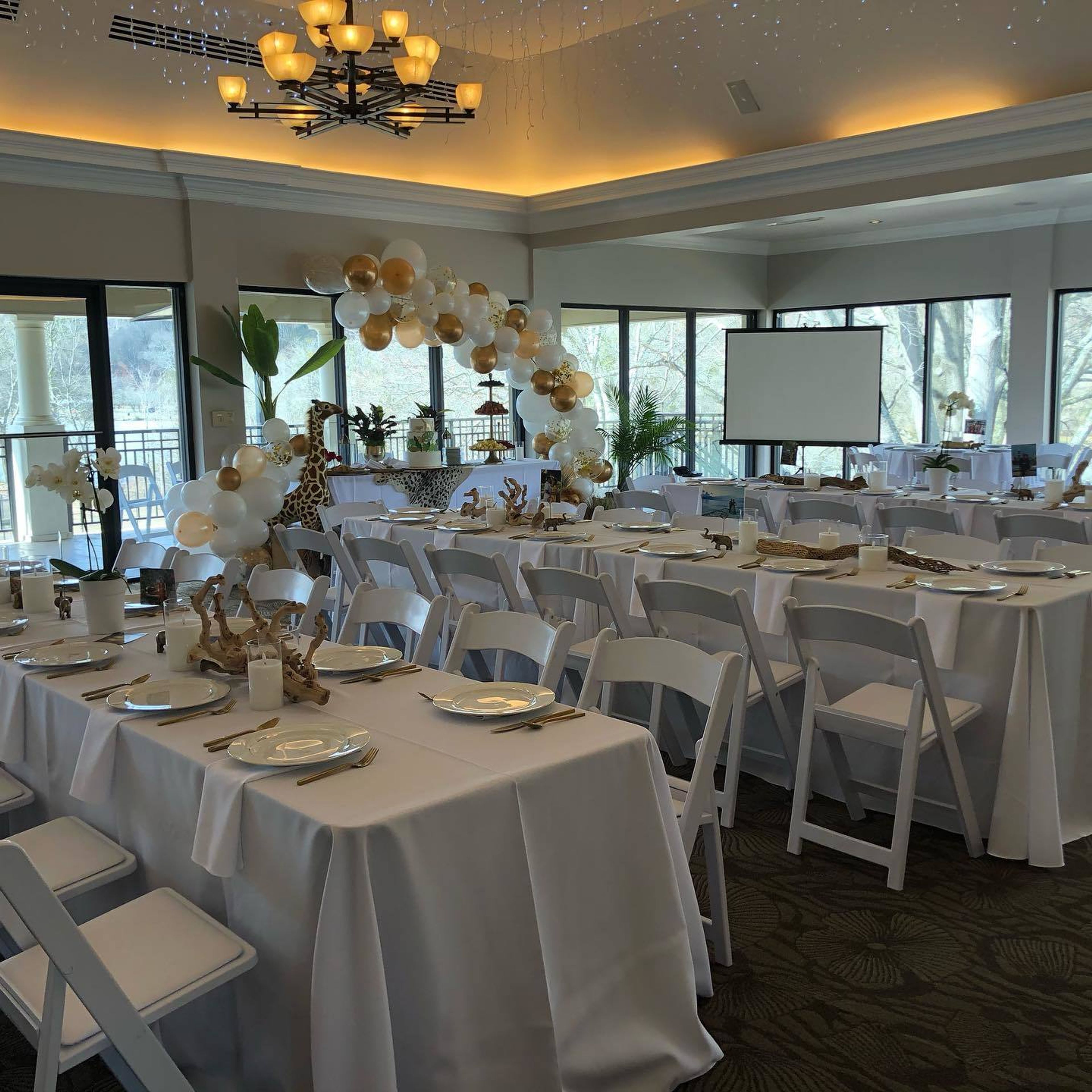 Indoor Reception Space, an event space at Huntcliff River Club
