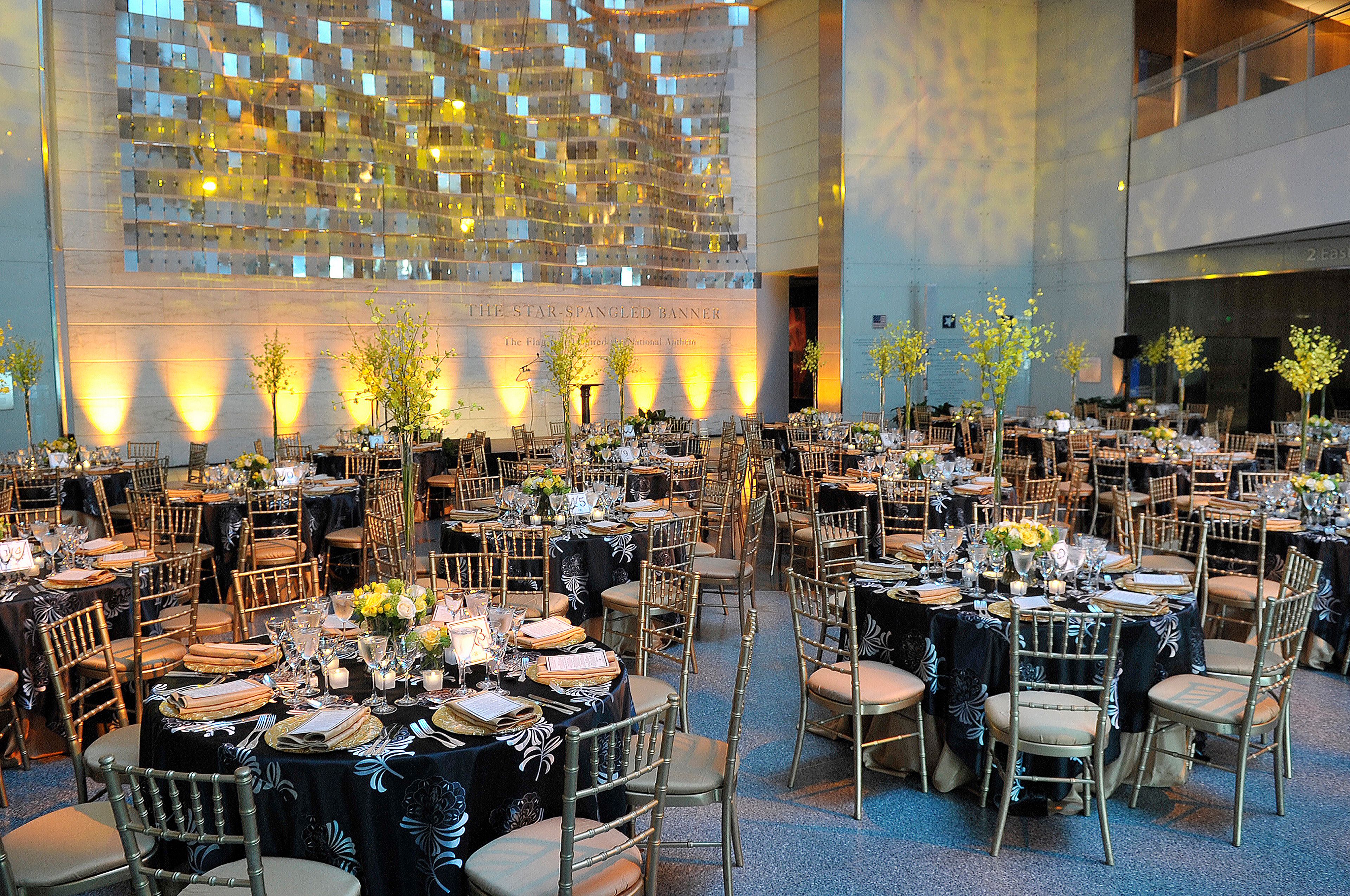 Flag Hall, an event space at Smithsonian's National Museum of American History