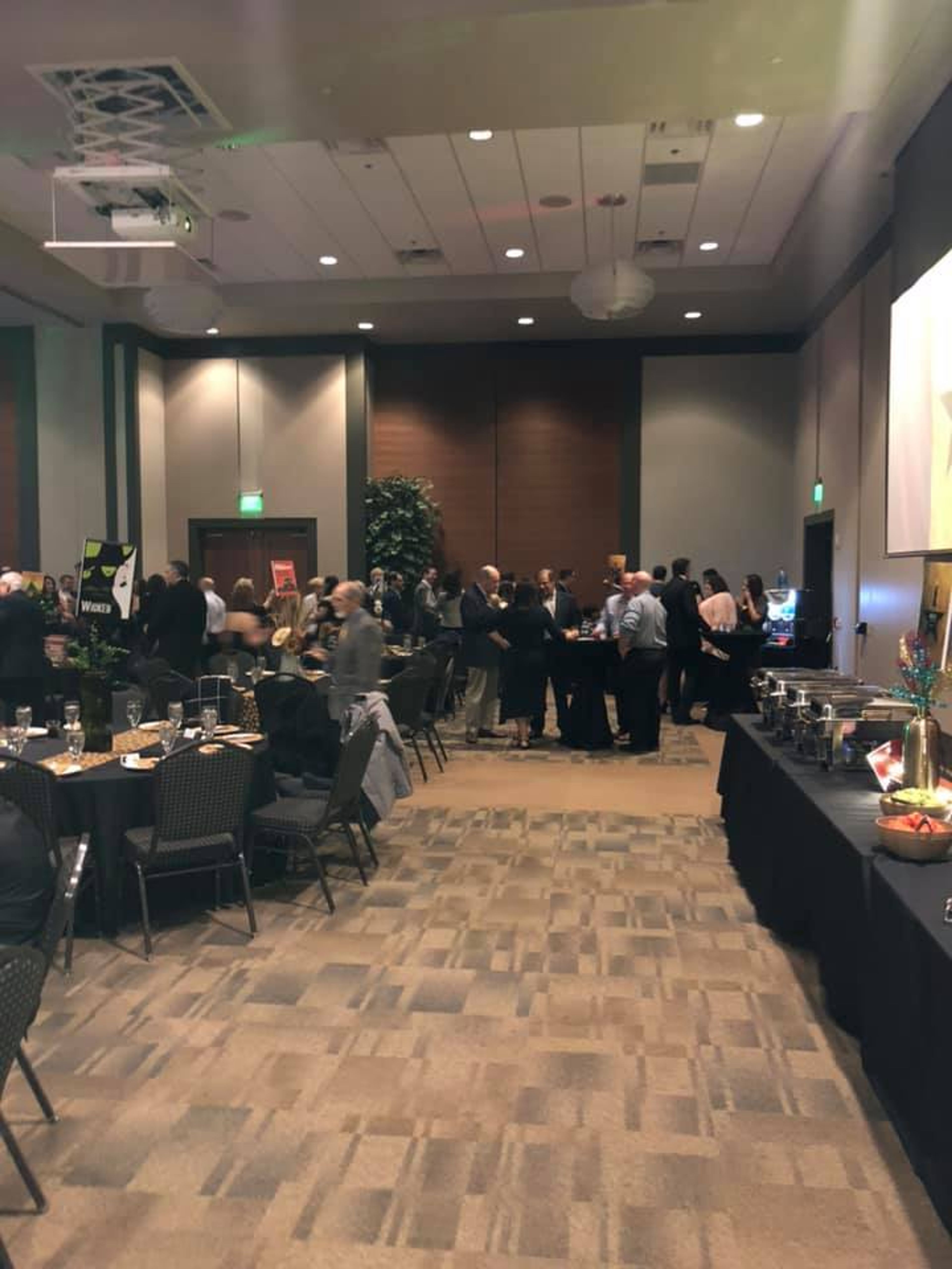 Indoor Reception Space, an event space at Forsyth Conference Center