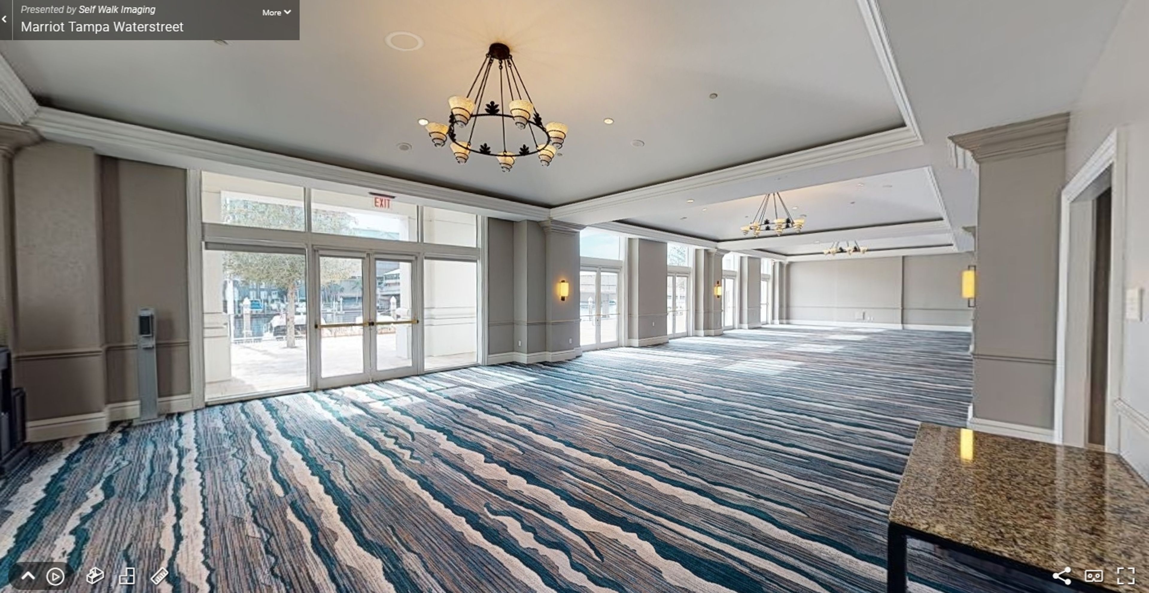 Veranda Room and Patio | Tampa Marriott Water Street, an event space at JW Marriott & Tampa Marriott Water Street