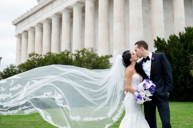 Featured photo from Spectacularly Dramatic DC Wedding