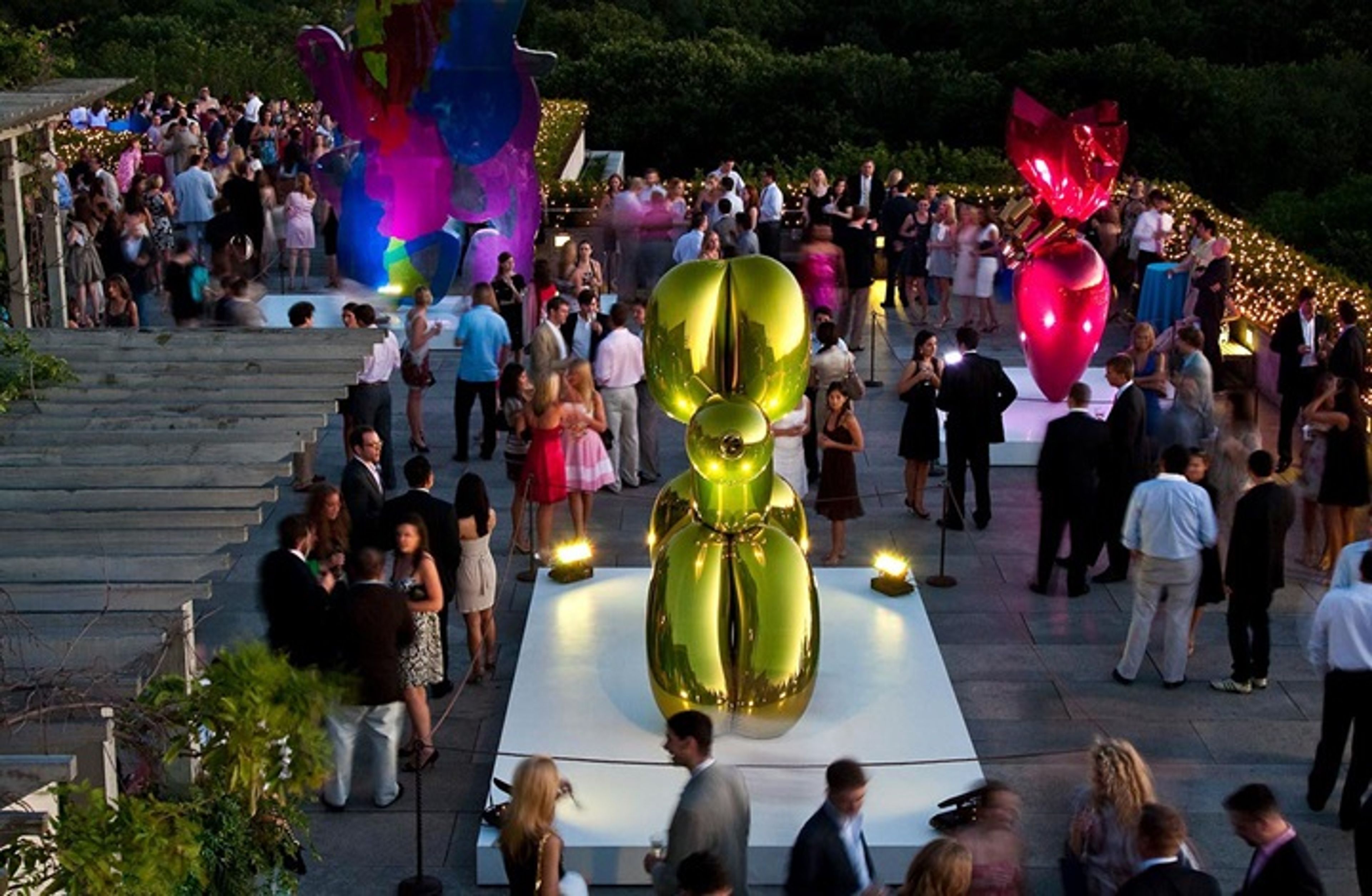 The Iris and B. Gerald Cantor Roof Garden, an event space at The Metropolitan Museum of Art