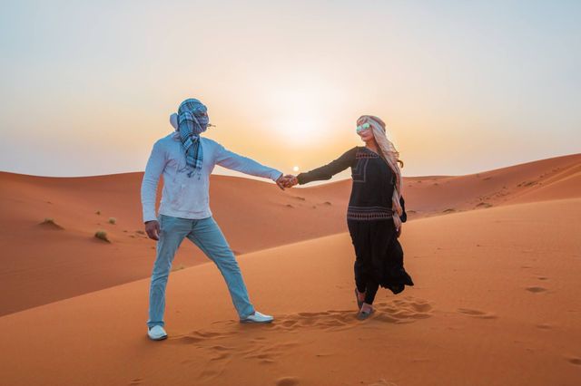 Featured photo from Surprise Engagement in the Sahara Desert, Morocco