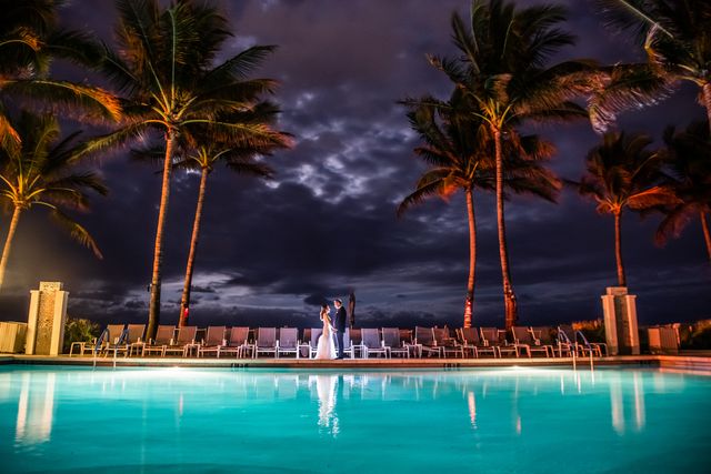 Featured photo from Enchanted Beach wedding of Melissa & Michael at the Boca Beach Club