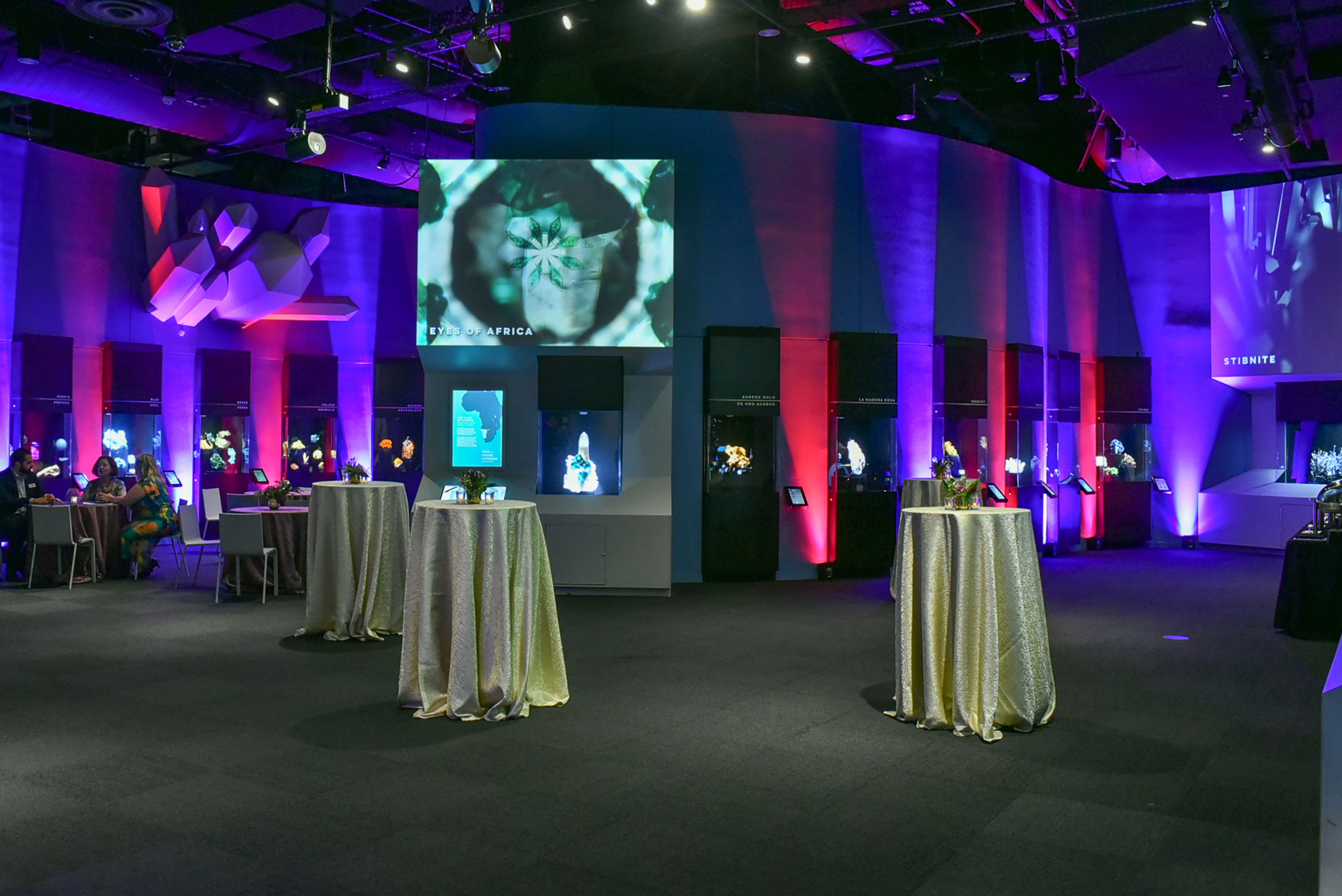 Level 3, an event space at Perot Museum of Nature and Science