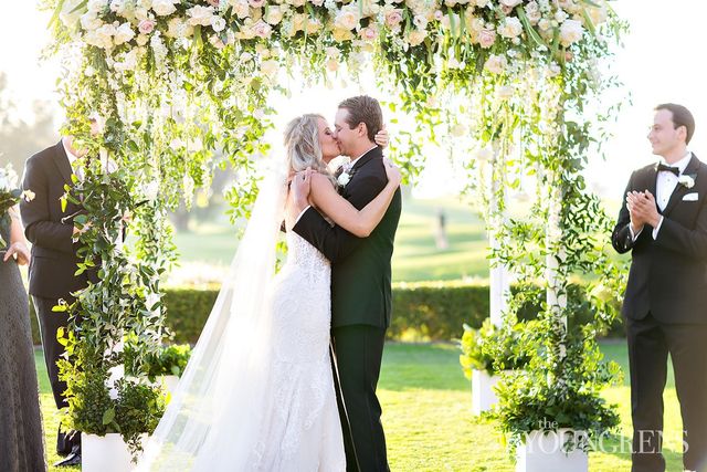 Featured photo from Pink and White Floral Outdoor Wedding at The Lodge at Torrey Pines in La Jolla, CA