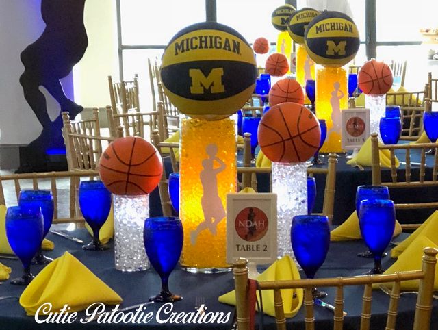 Featured photo from University of Michigan Basketball Bar Mitzvah - Blue & Maize Yellow