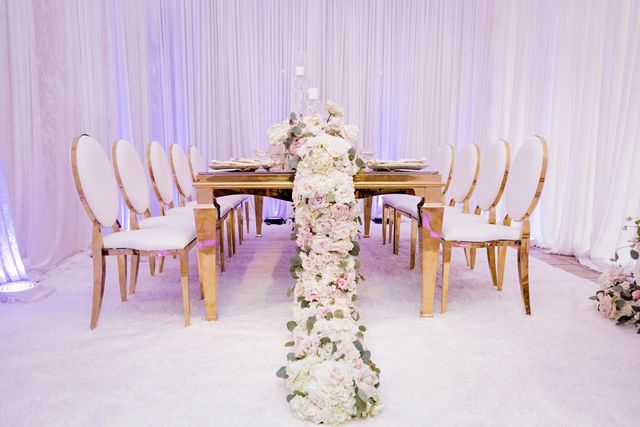 Featured photo from Blush Gold Glam Micro Wedding