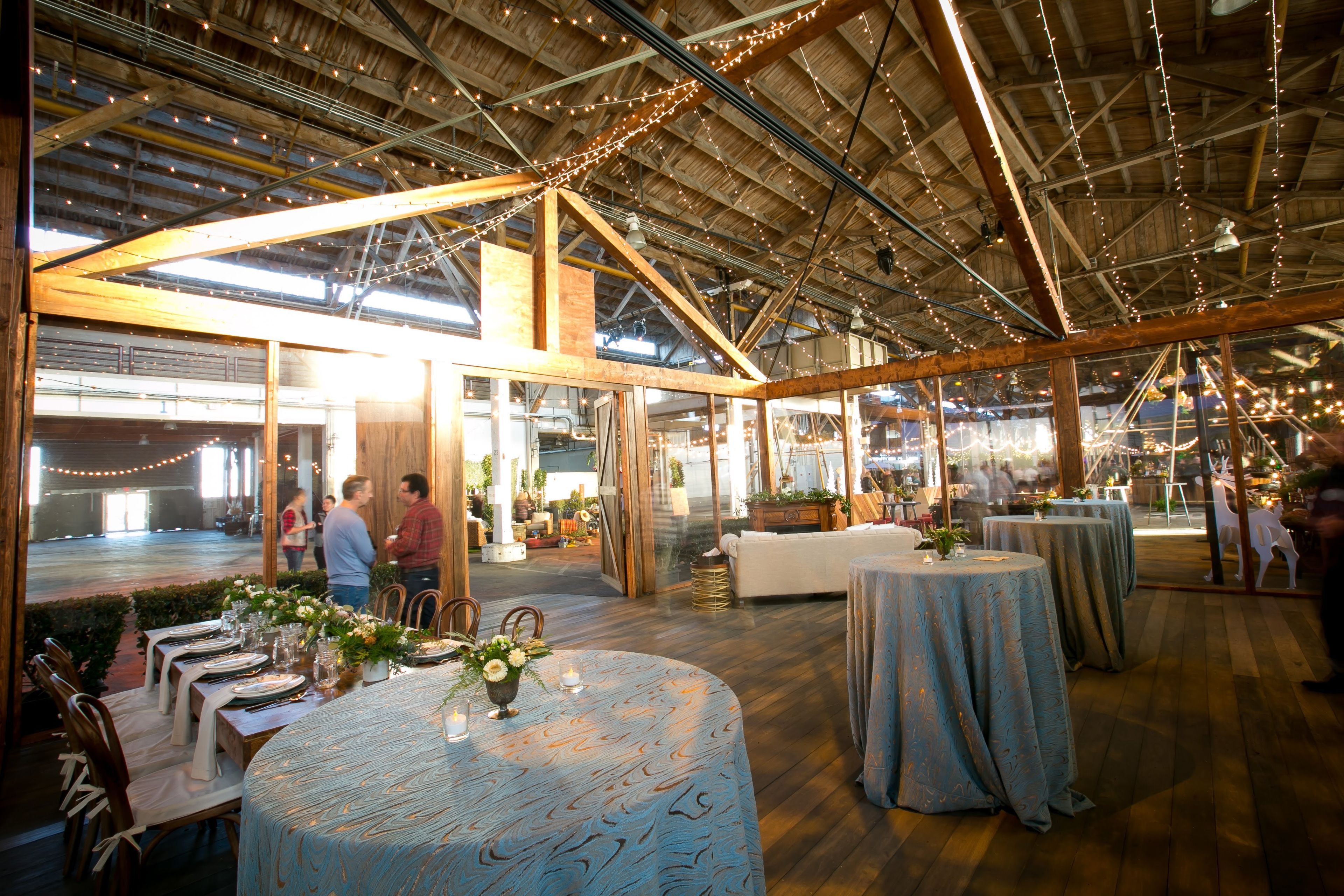Vintage Hall, an event space at Pier 35