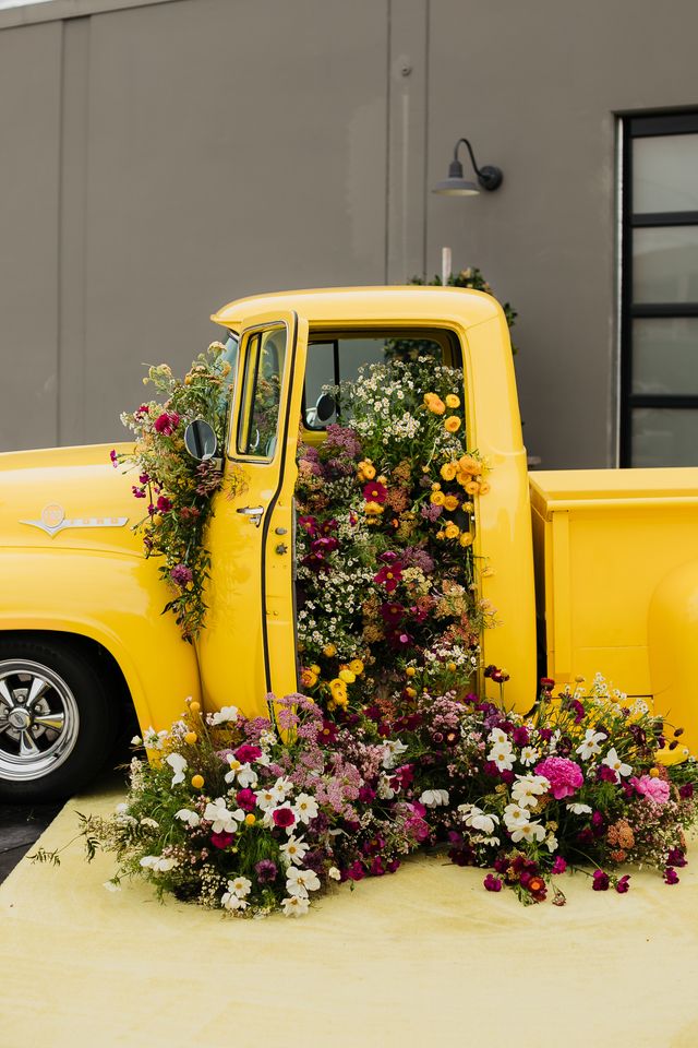 Featured photo from Fun and Colorful Drive Thru Wedding