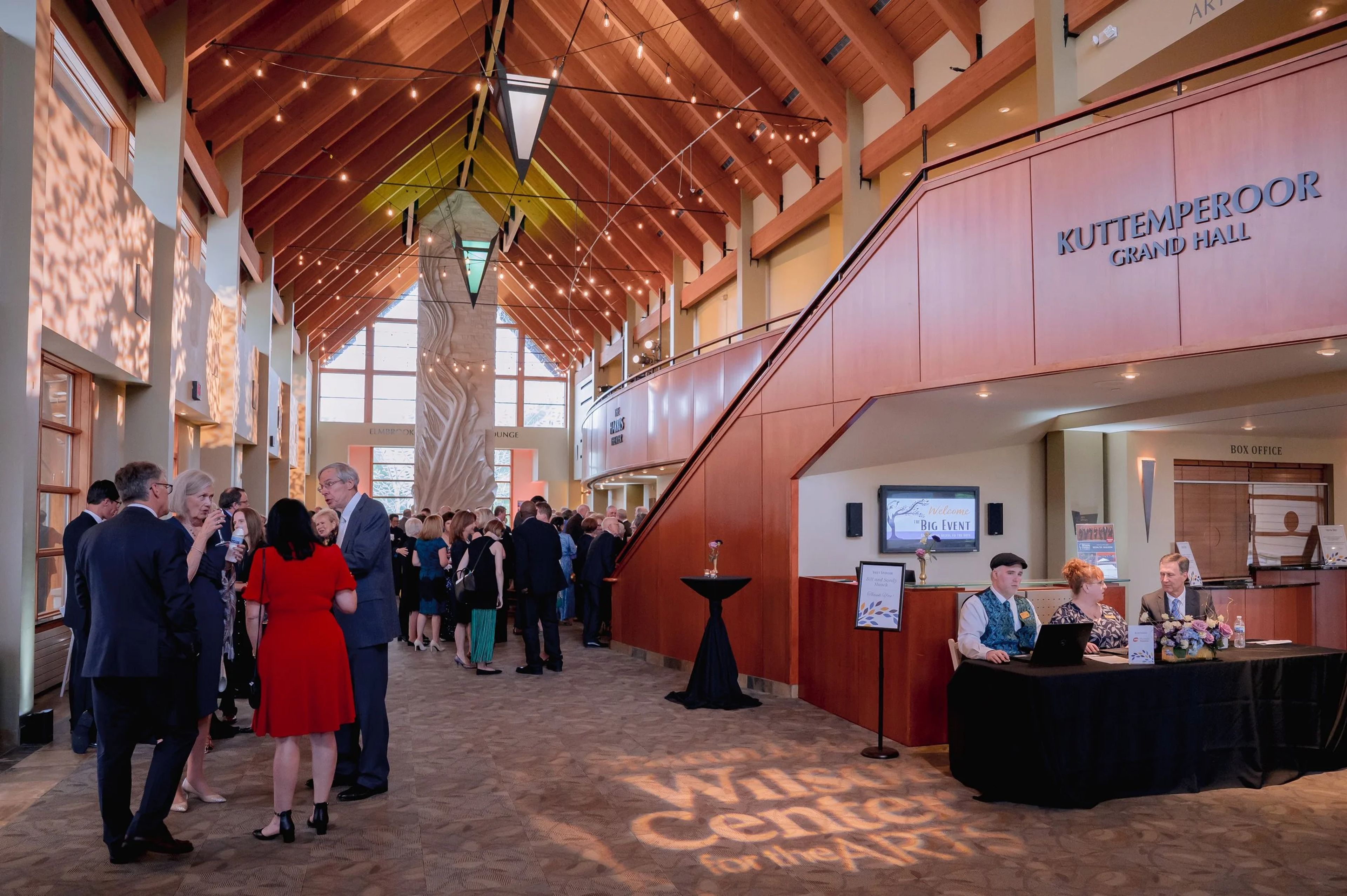 Kuttemperoor Grand Hall, an event space at Sharon Lynne Wilson Center For The Arts