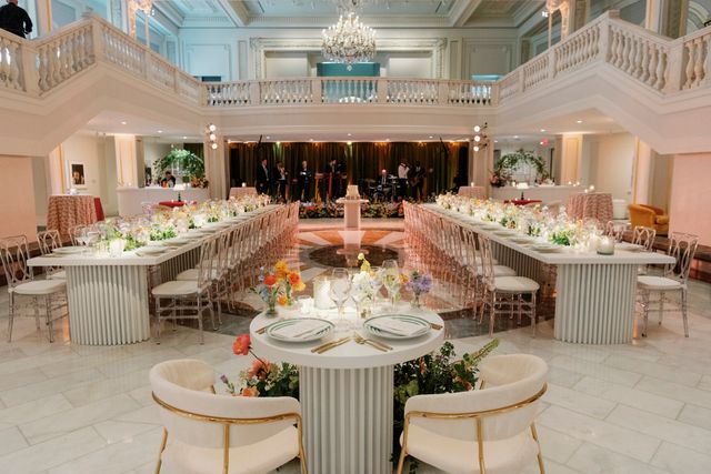 Featured photo from Celebrate This Elegant Wedding at the National Museum of Women in the Arts with Curated Menus and Painterly Tablescapes
