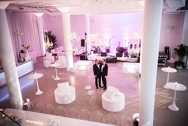 Featured photo from Steve & Cory’s Sophisticated White Wedding