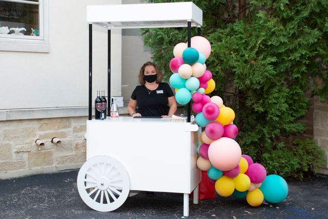 Featured photo from Colorful Social Distanced Backyard 40th Birthday Party