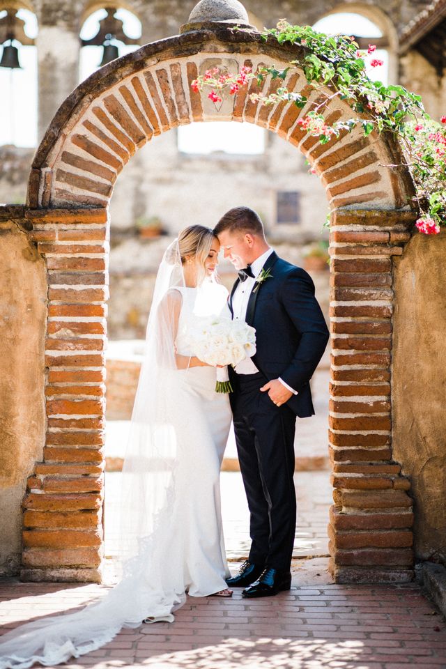 Featured photo from Glamorous Wedding at Serra Plaza in San Juan Capistrano, California