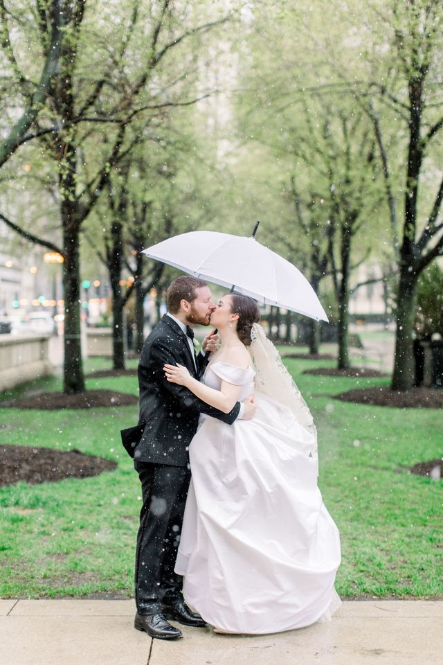 Featured photo from Laura & Matt Chicago Spring Wedding