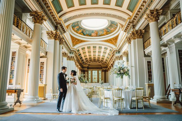 Featured photo from Majestic Destination Wedding at The Signet Library in Edinburgh, Scotland