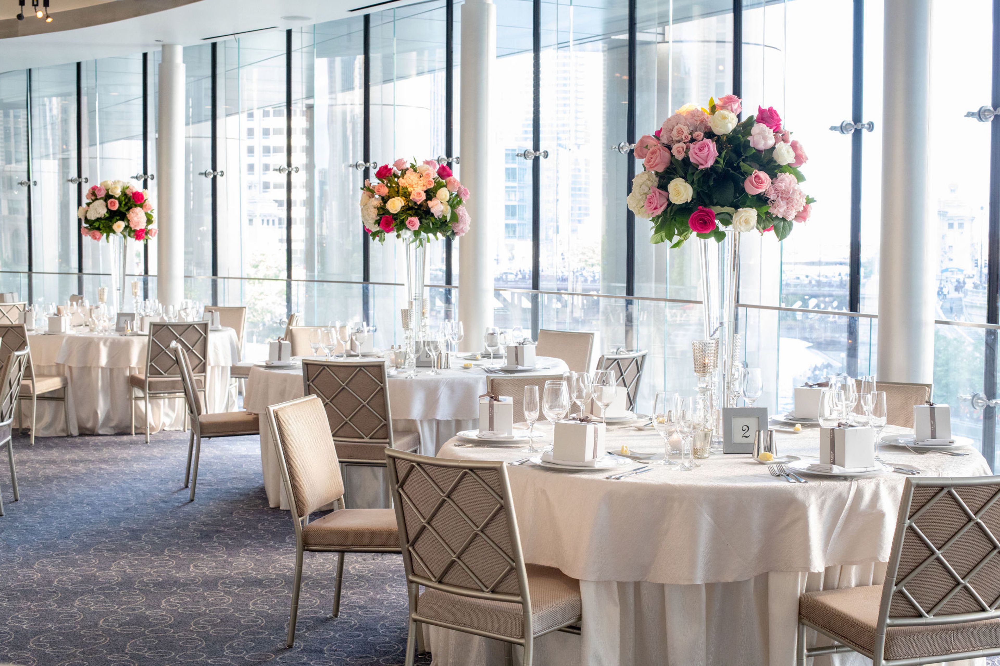 Bridgeview Room, an event space at Trump International Hotel & Tower Chicago