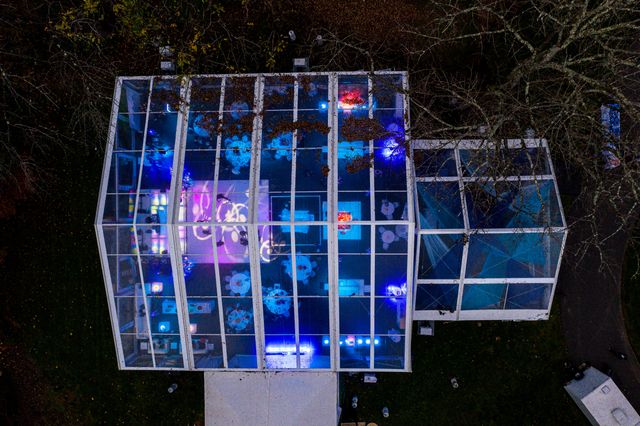 Featured photo from Tented Fire and Ice Themed Bat Mitzvah at Home