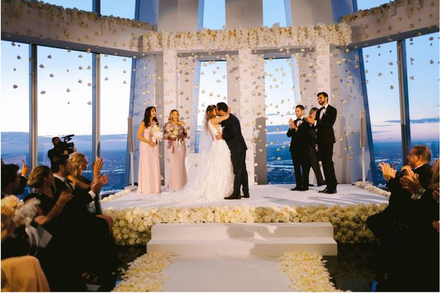 Featured photo from Modern White Wedding at Aspire One World Observatory in New York, New York