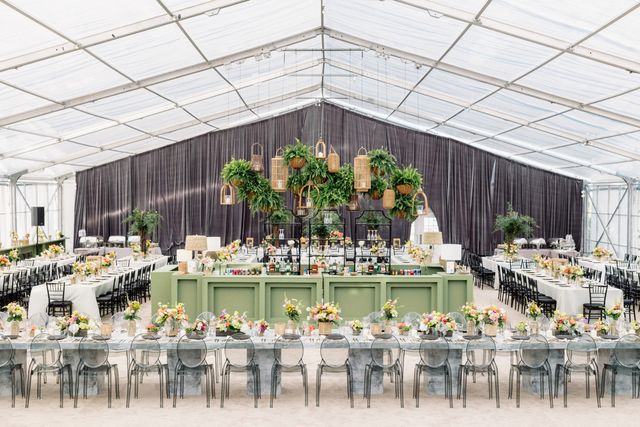 Featured photo from Explore This Garden-Driven Wedding with Hanging Greenery and Styled Tablescapes