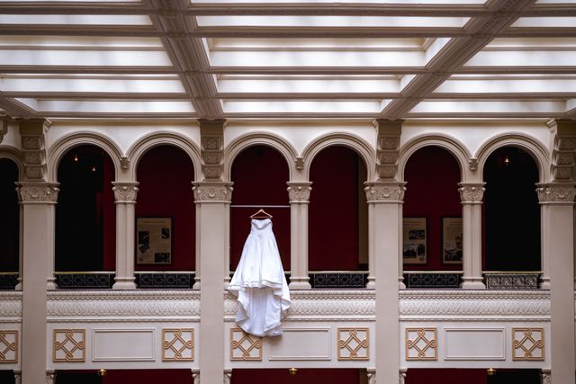 Featured photo from Romantic White and Gold Wedding Landmark Center in St. Paul, Minnesota