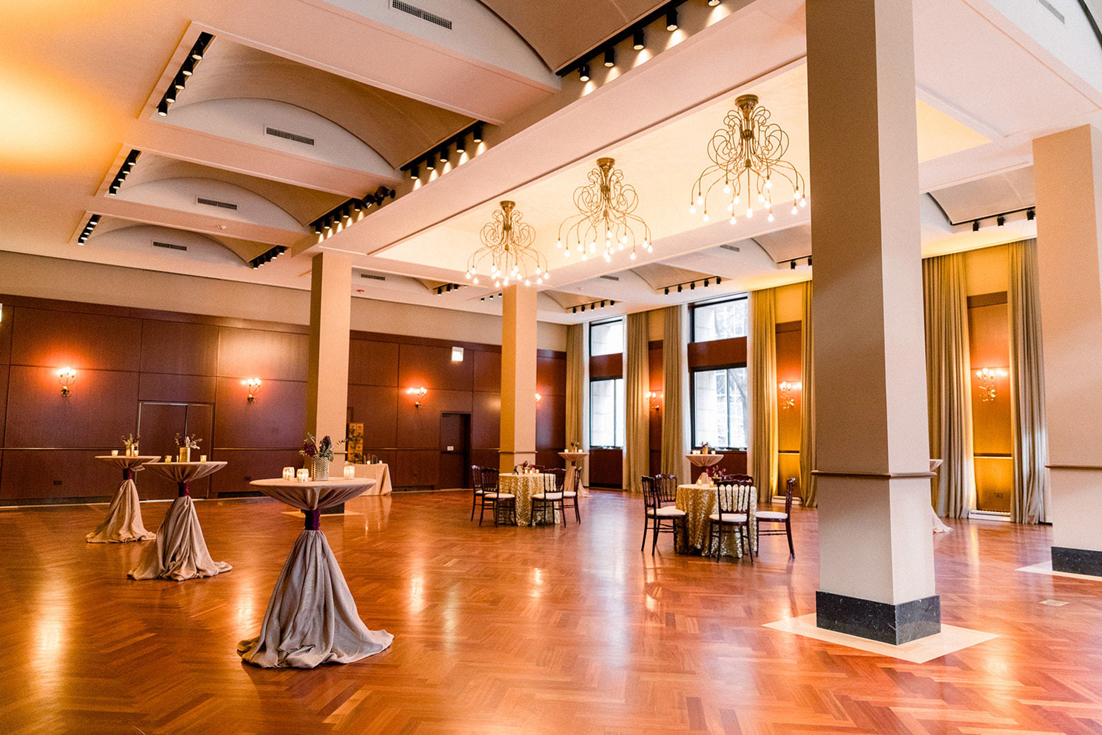 Ruggles Hall, an event space at The Newberry Library