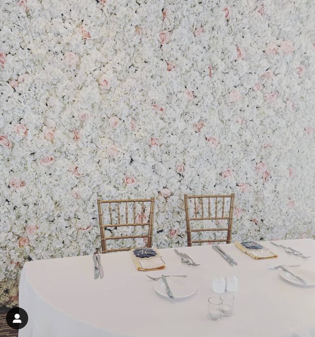 Featured photo from The Grove Flower Wall