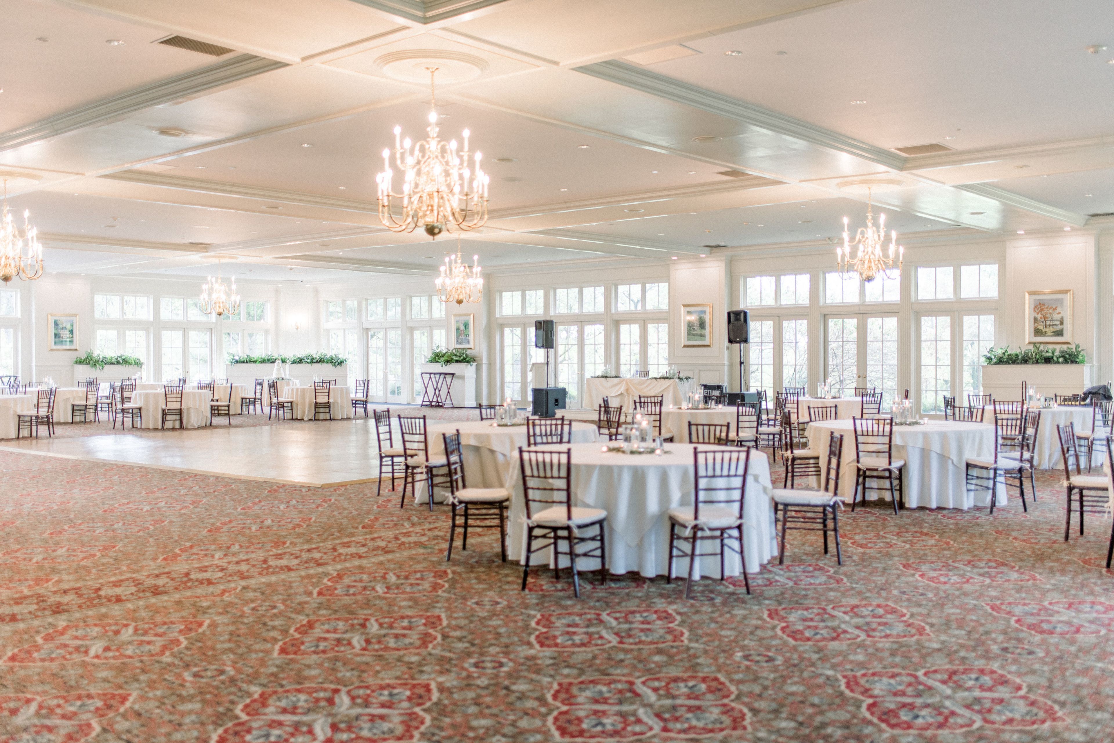 The Ballroom, an event space at Deerfield Golf Club