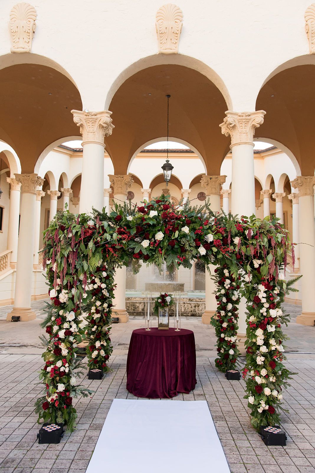 Christmas Wedding at the Biltmore Hotel Miami | Melissa Davis Designs |  PartySlate, image size:1068x1600