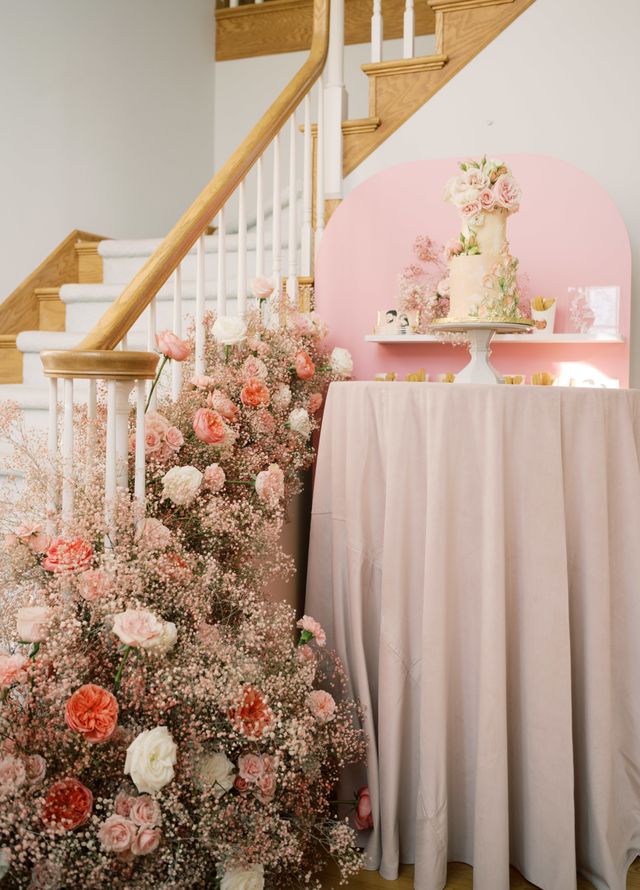 Featured photo from Intimate Blush Engagement Celebration At Home