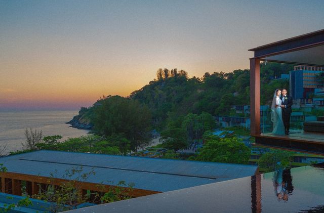 Featured photo from Samantha & Neal’s destination wedding at The Naka Resort & Spa in Phuket, Thailand