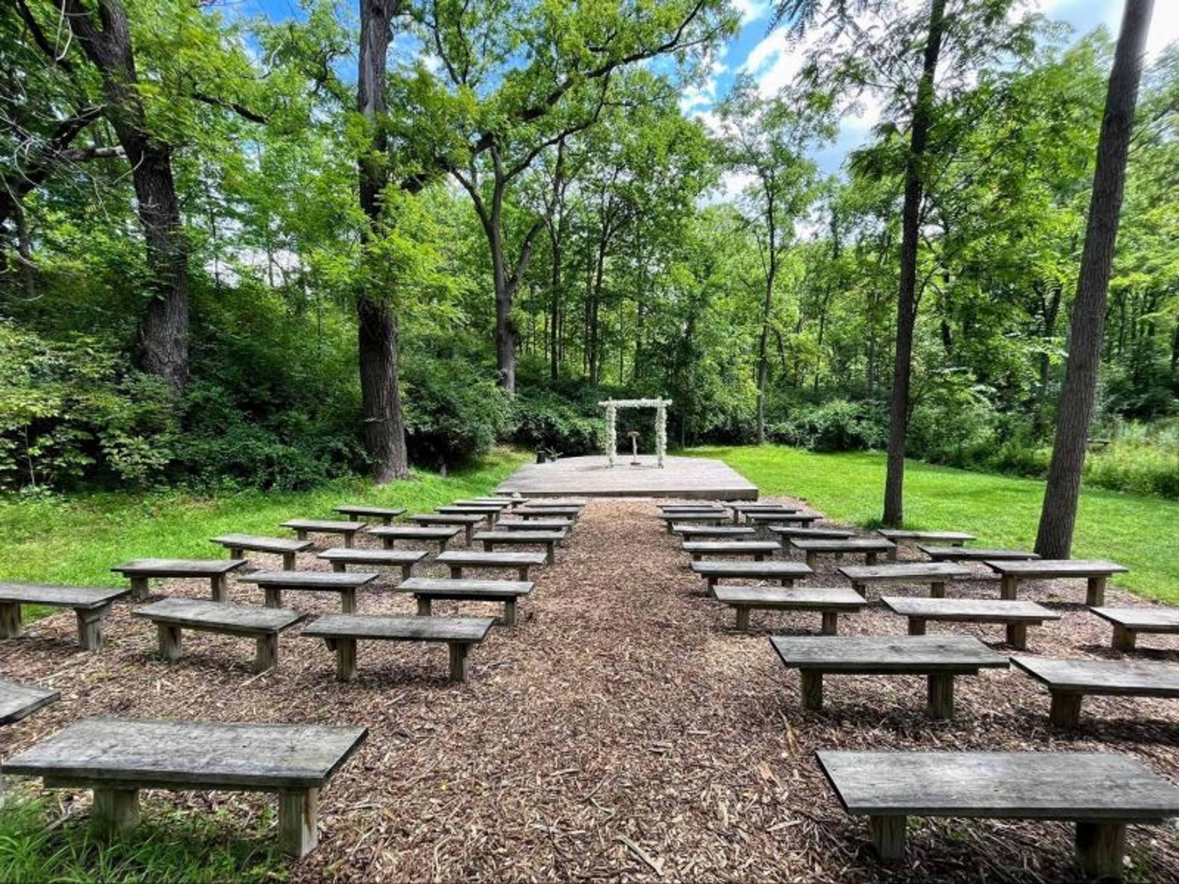 Walnut Glen Amphitheater, an event space at Woldumar Nature Center
