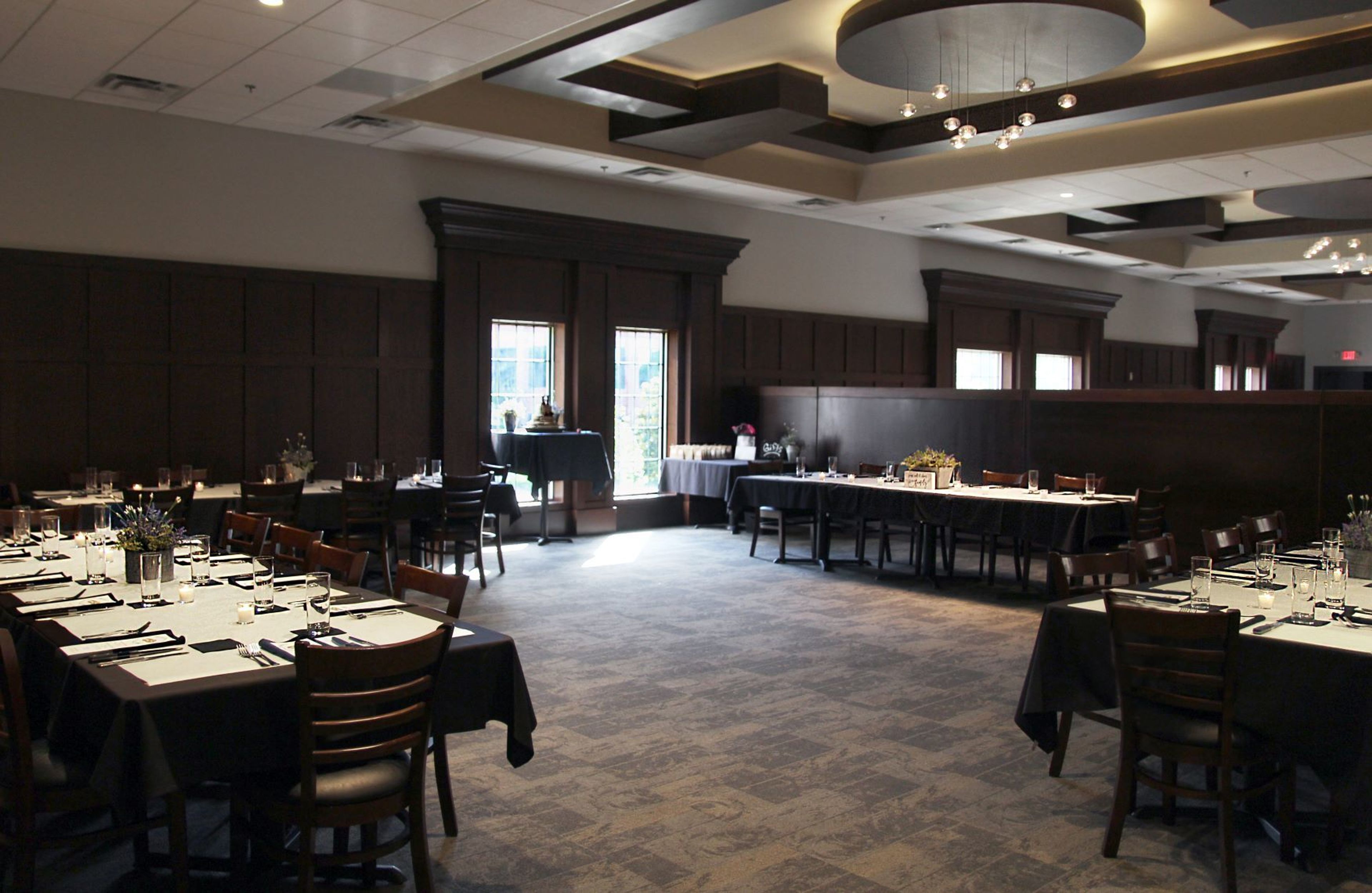 Back of Main Dining, an event space at Governors Gun Club