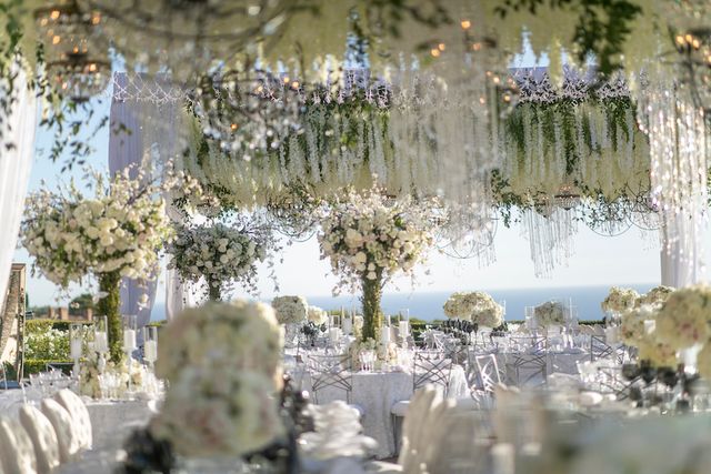 Featured photo from Extravagant Orange County All White Wedding