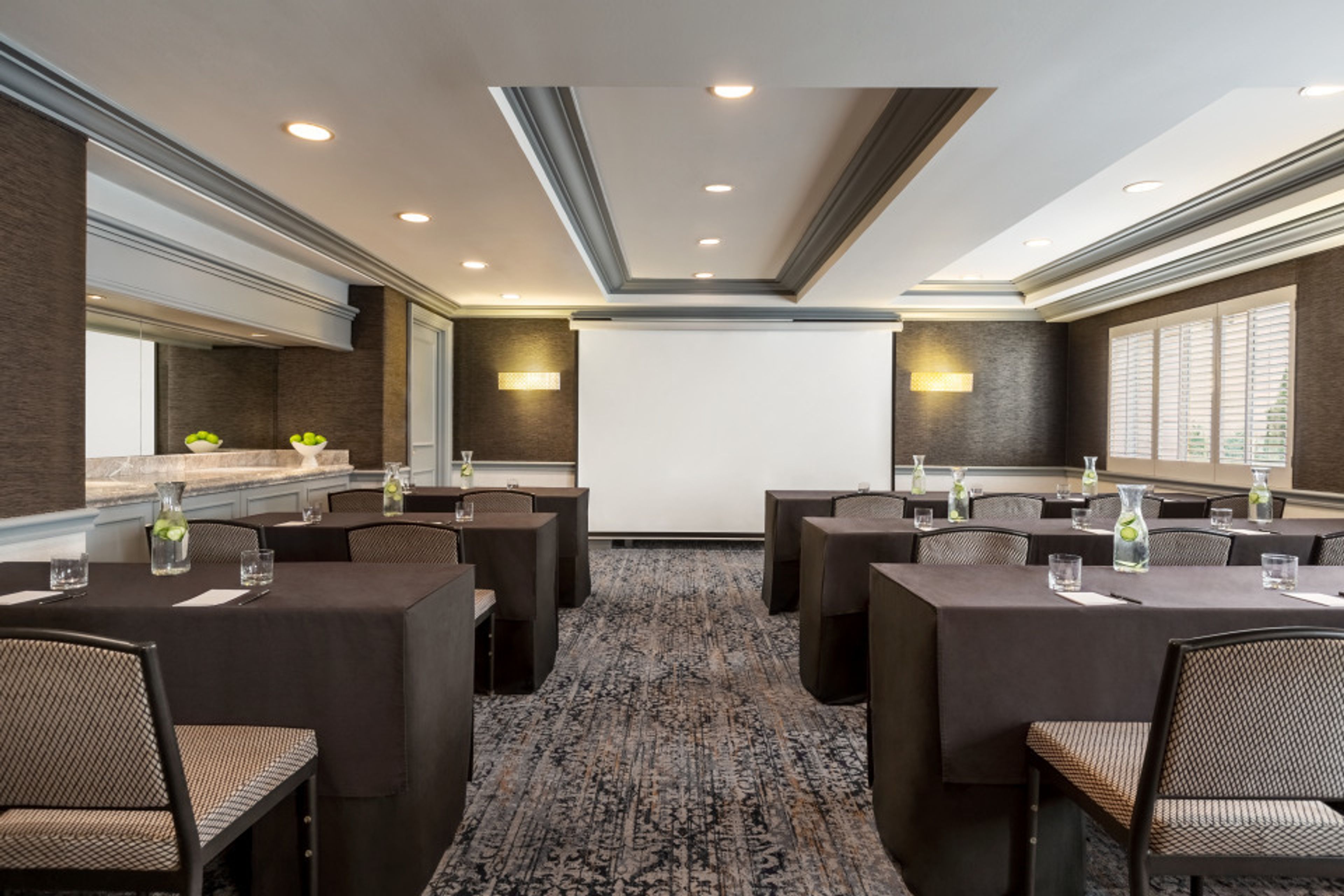Salon A, an event space at Hilton Checkers Los Angeles