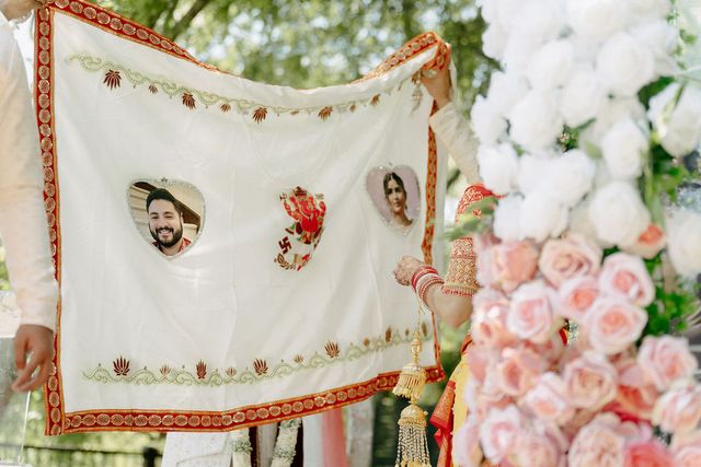 Featured photo from See This Dallas Wedding Ceremony with a Clear Canopy Mandap and Rose-Lined Ceremony Design