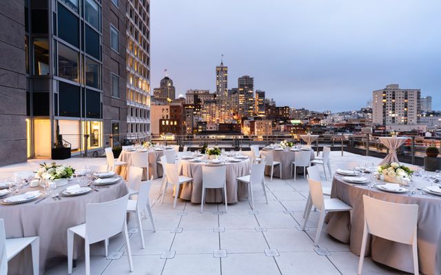 Featured photo from Delightful Outdoor Cocktail Party at 600 California Street in San Francisco