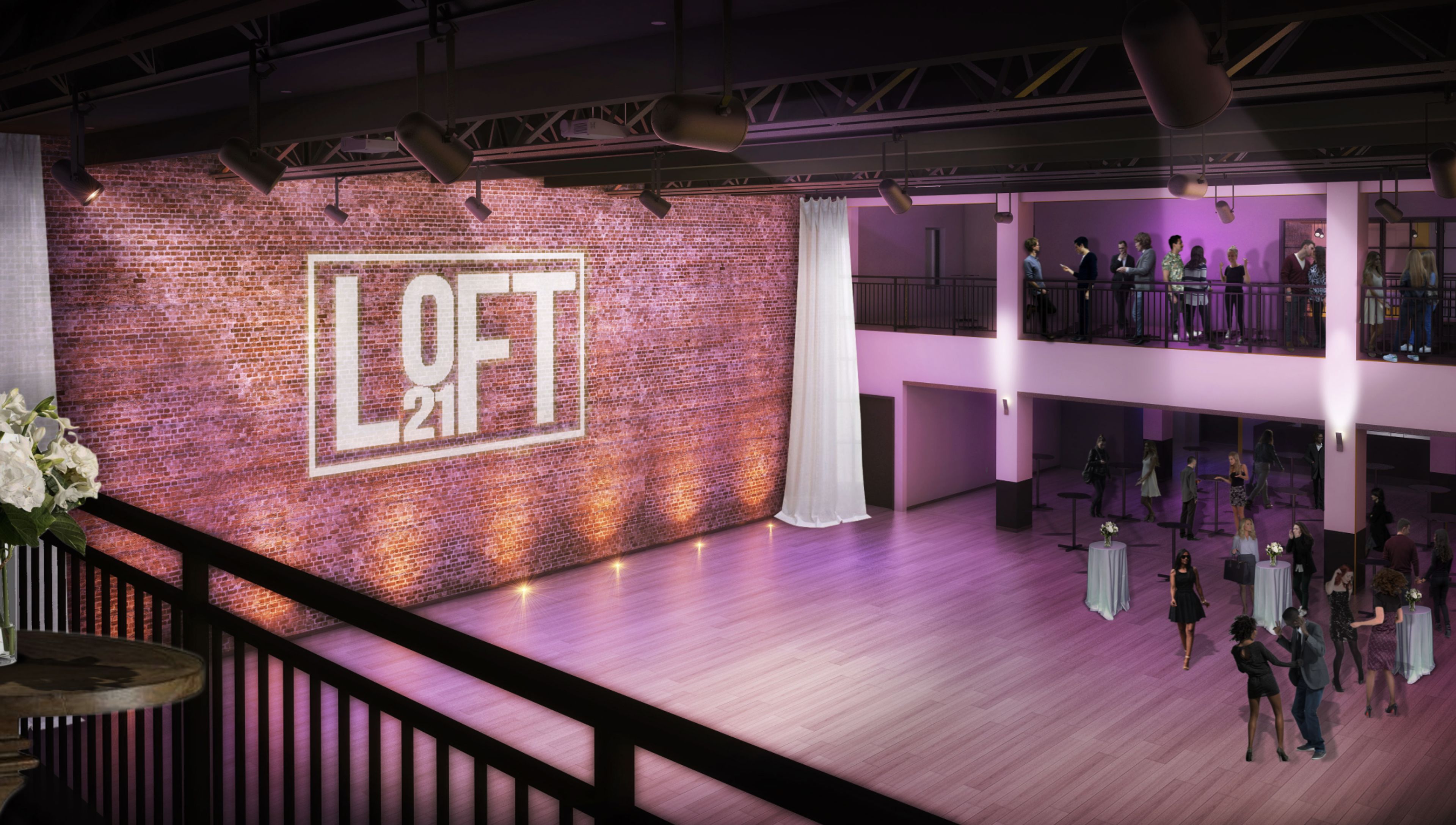 Loft 21, an event space at Loft 21