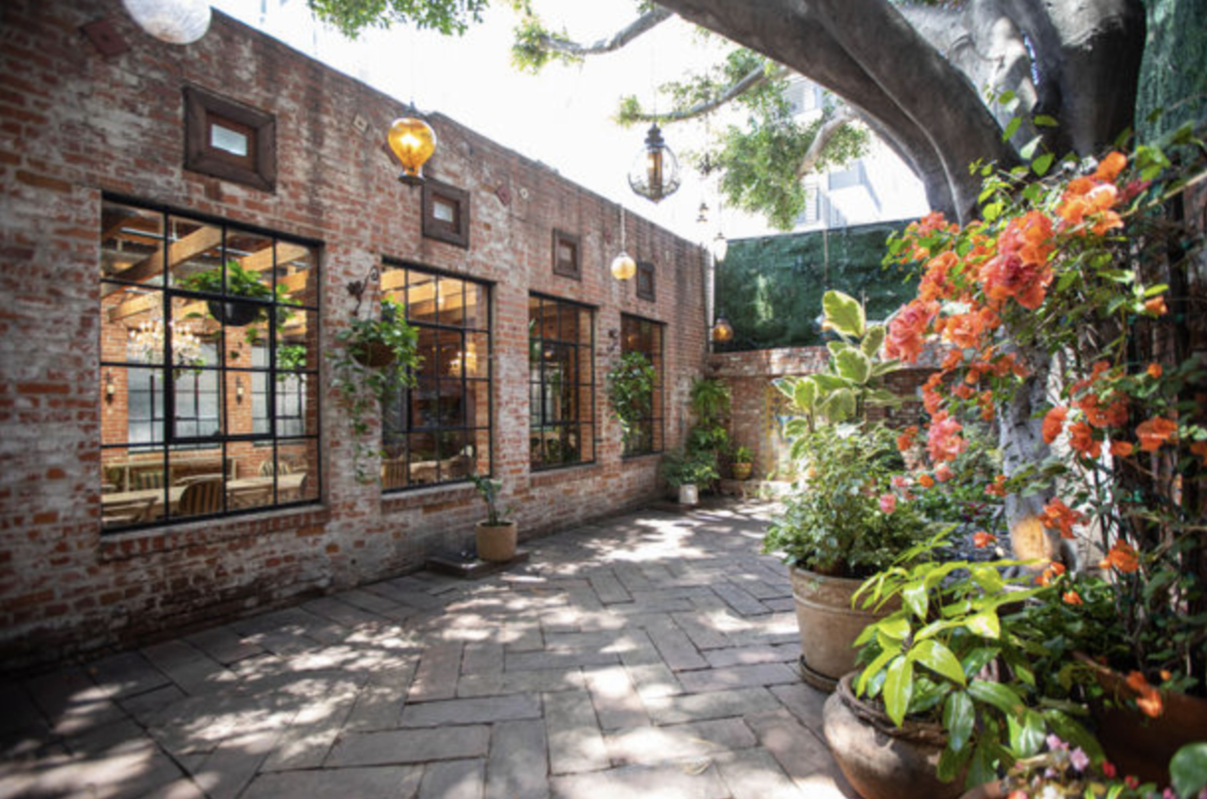 The Courtyards, an event space at Carondelet House