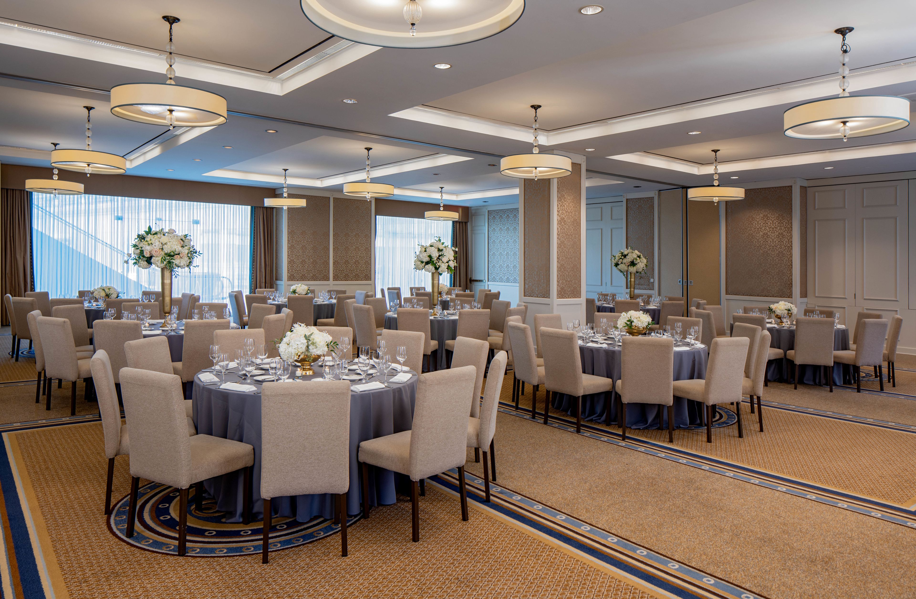 The Gallery Ballroom, an event space at Hotel Crescent Court