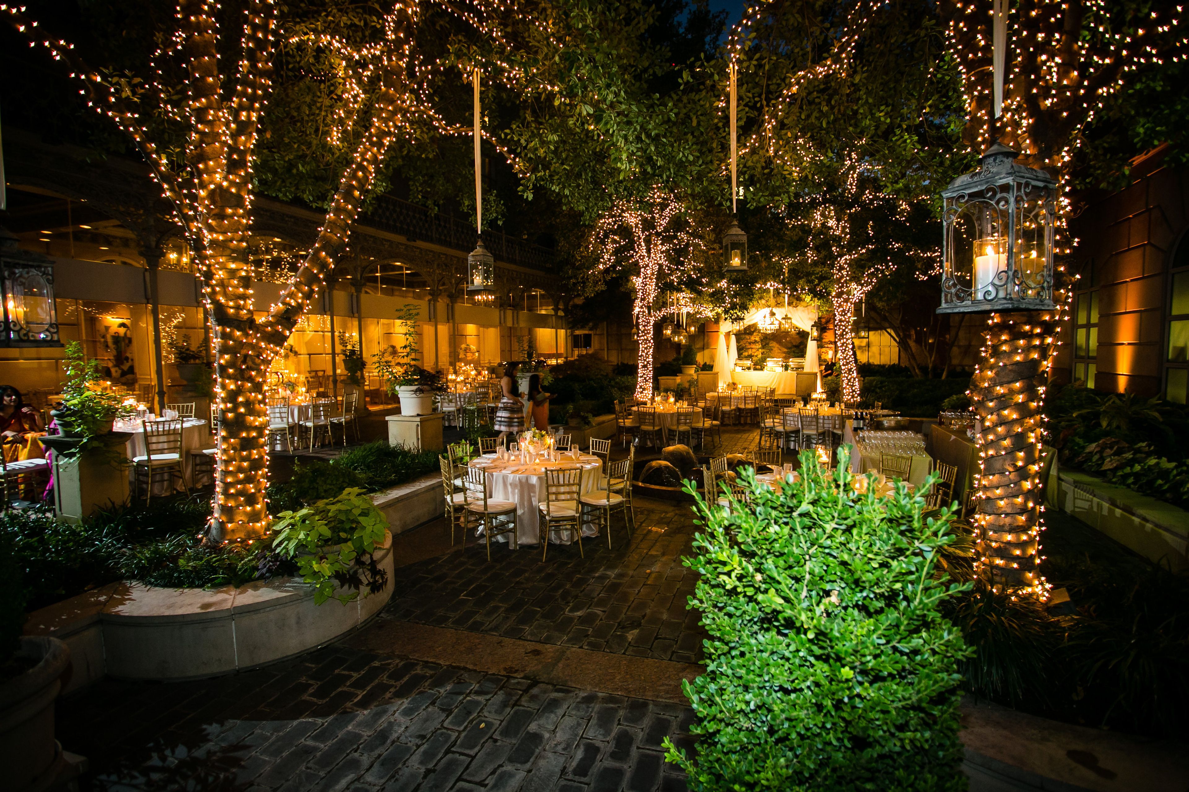 Garden Courtyard, an event space at Hotel Crescent Court