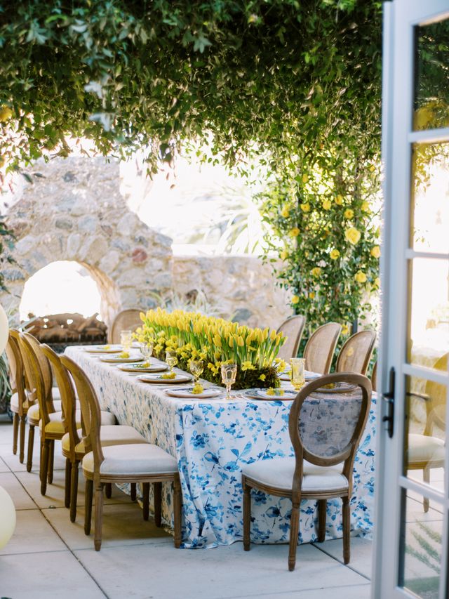 Featured photo from "Sonshine" White & Yellow Outdoor Baby Shower