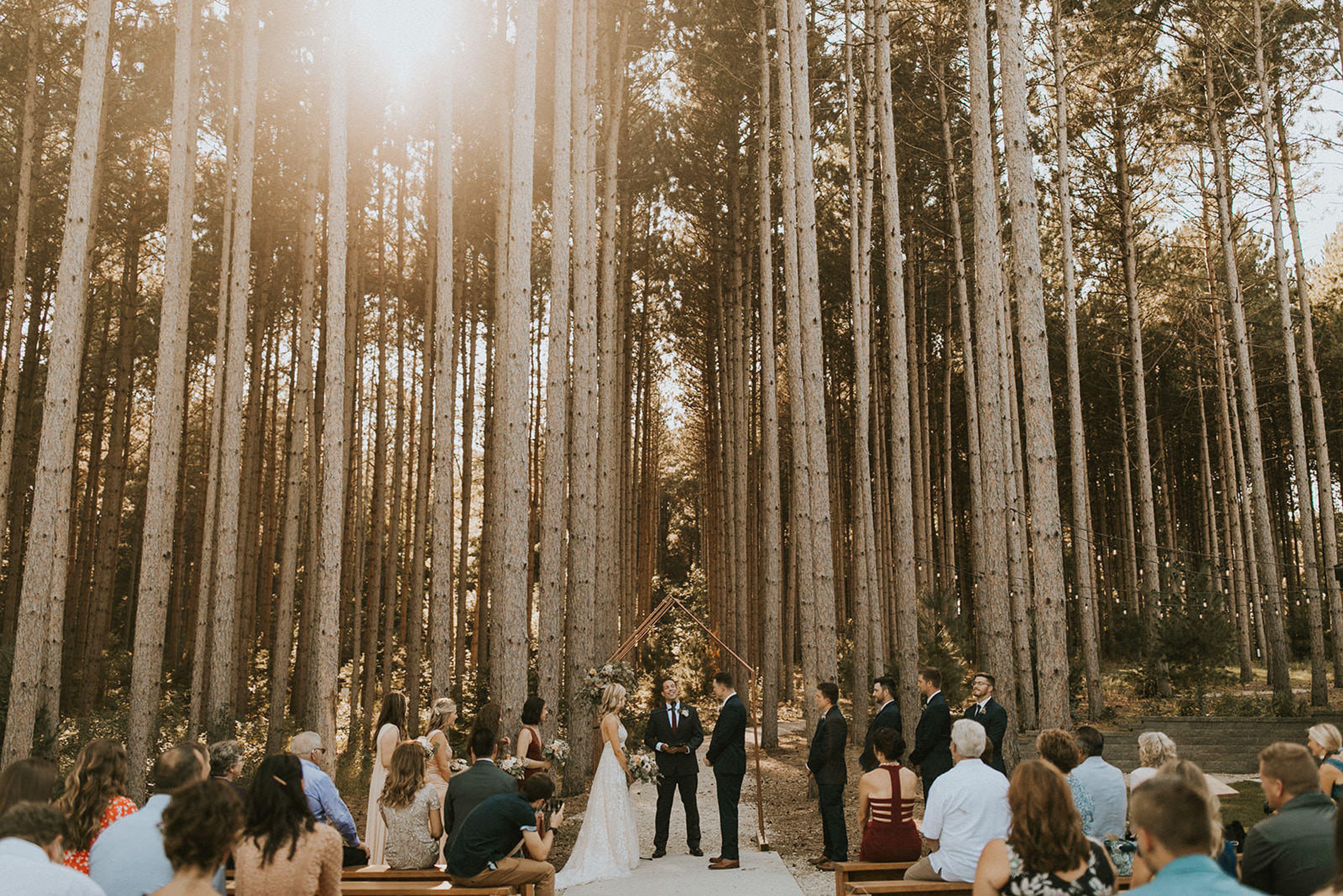 Outdoors, an event space at Pinewood